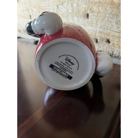 DISNEY GALERIE MICKEY MOUSE CERAMIC COFFEE CUP MUG RED PANTS WITH MICKEY ARMS - Picture 6 of 10